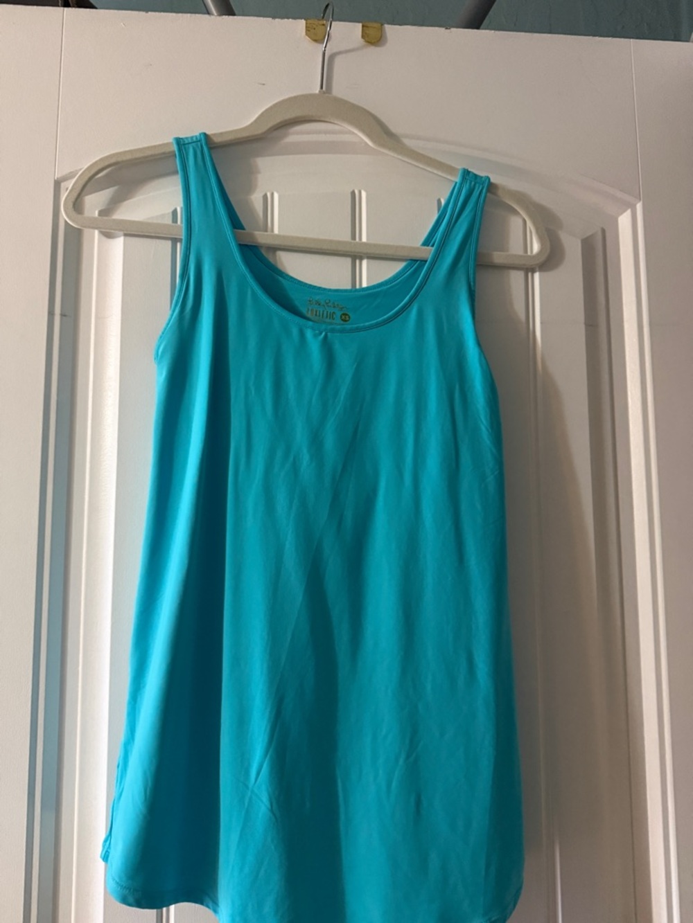 Lilly Pulitzer Bright Turquoise Scoop Neck Tank
